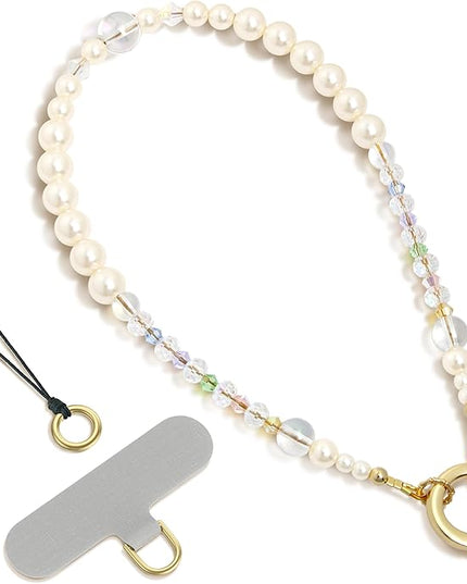 SURPHY Phone Charm, Phone Charms Strap with Tether Tab & Premium Metal Buckle, Cellphone Wrist Strap Chain