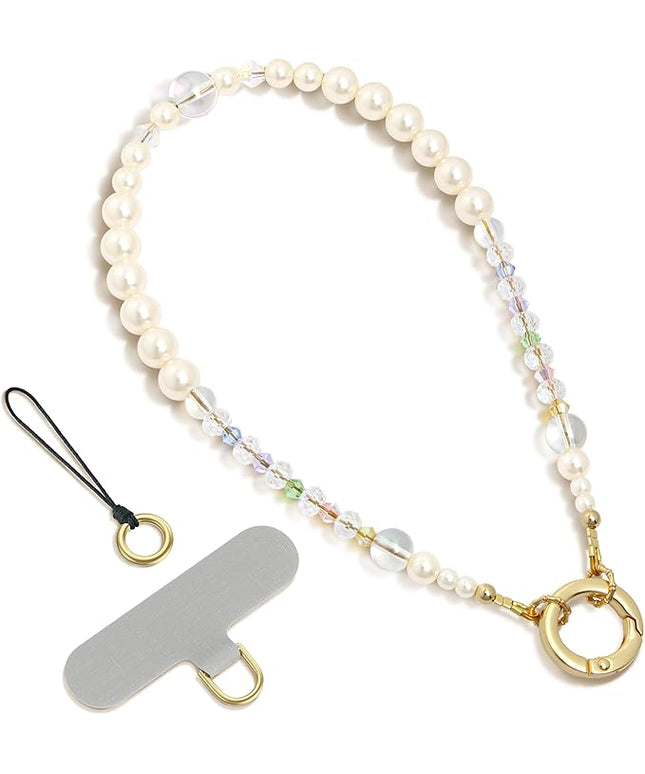 SURPHY Phone Charm, Phone Charms Strap with Tether Tab & Premium Metal Buckle, Cellphone Wrist Strap Chain