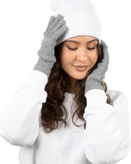 12 Pack Winter Beanie Hats for Men Women, Warm Cozy Knitted Cuffed Skull Cap, Wholesale