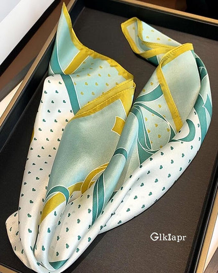 Satin Bandana Headscarf for Women Silky Hair Scarves for Fashion Lightweight
