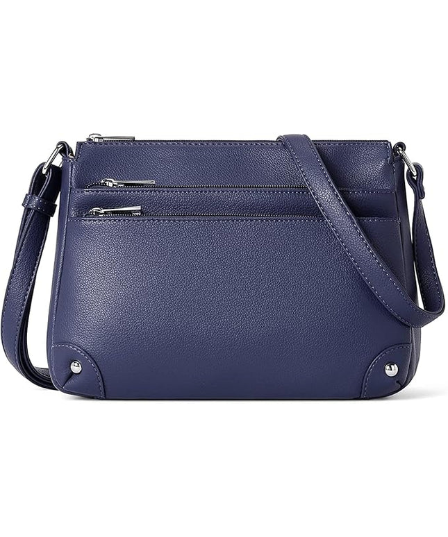 WESTBRONCO Crossbody Bags for Women, Medium Size Shoulder Handbags, Satchel Purse with Multi Zipper Pocket