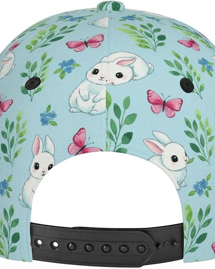 Easter Baseball Cap,Rabbit Eggs Baseball Hat,Fashion Snapback Hats Outdoor Trucker Hat for Women Men