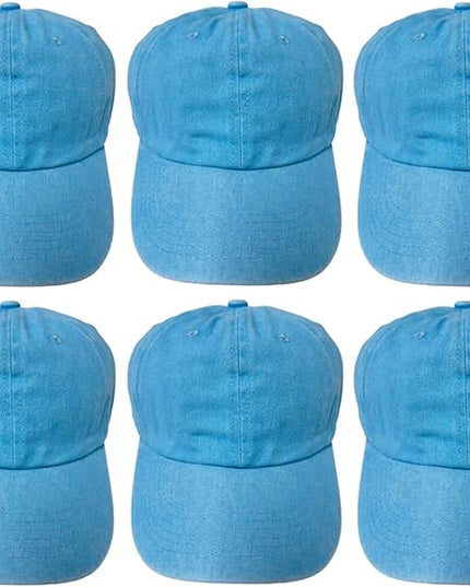 Roytrense Unisex 100% Cotton Washed Low Profile Dad Hat - Adjustable Baseball Cap for Outdoor Activities