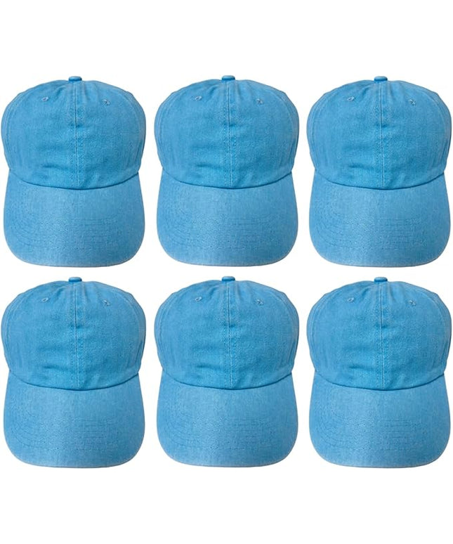 Roytrense Unisex 100% Cotton Washed Low Profile Dad Hat - Adjustable Baseball Cap for Outdoor Activities