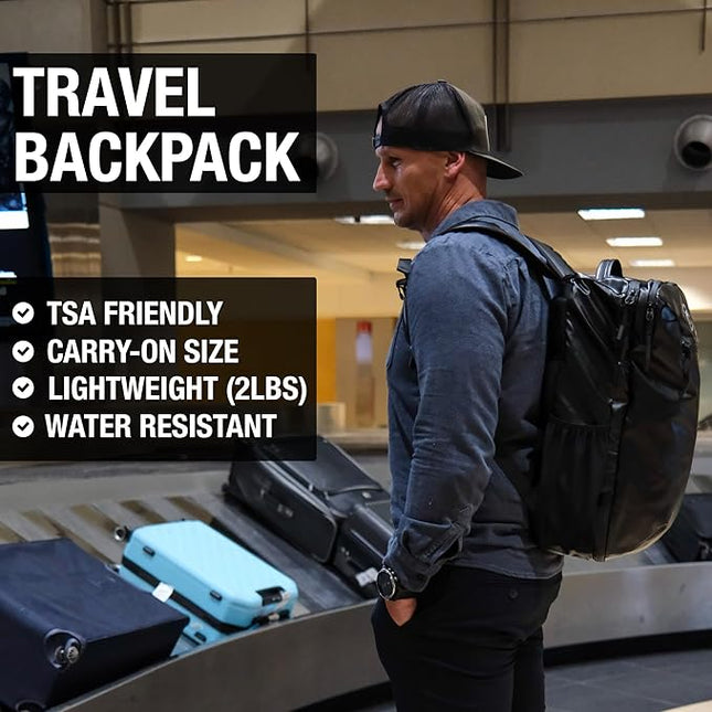 Ho Stevie! TSA Friendly Travel Backpack - Airline Approved Personal Item 28L Back Pack (Lightweight & Water Resistant)