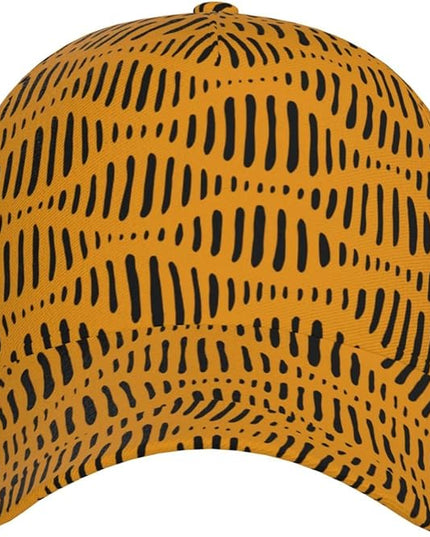 African Ethnic Tribal Style Baseball Cap for Men Women, Fashion Adjustable African Hat Casual Trucker Hats Sun Caps