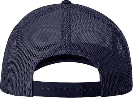 TZ Promise Men Women Plain Cotton Trucker Cap with Breathable Mesh Back, Snapback Baseball Hats