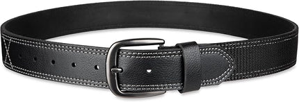 Dickies mens Industrial Strength Leather Belt – Workwear, Durable, Reinforced, Heavyweight