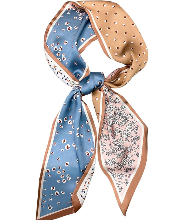 Dailyacc Hair Scarf for Women Fashion Silky Satin Headscarf Wrap Breathable Lightweight Neck Scarves For Handbag
