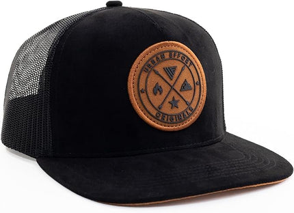 Urban Effort Mesh Back Cap - for Men and Women Baseball Hat 5-Panel Trucker Hat - Great Snapback Closure for Hunting & Hiking