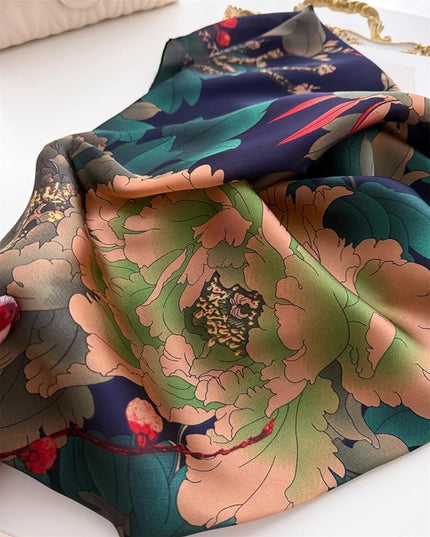 Headscarf Large Square Scarf 35" Fashion Scarves Silk Feeling Hair Wrapping Scarfs Hairscarf BA16