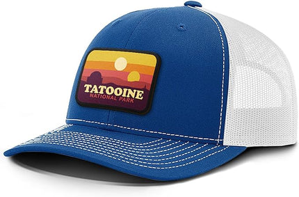 Tatooine National Park Patch Back Mesh Hat Casual Wear - Baseball Cap for Mens & Womens Mesh Adjustable Snapback Strap