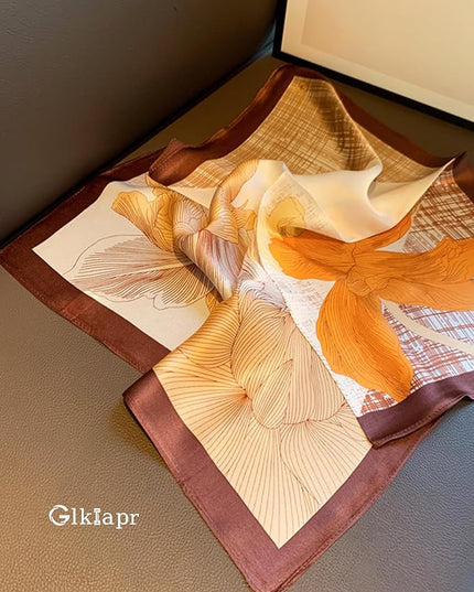 Satin Bandana Headscarf for Women Silky Hair Scarves for Fashion Lightweight