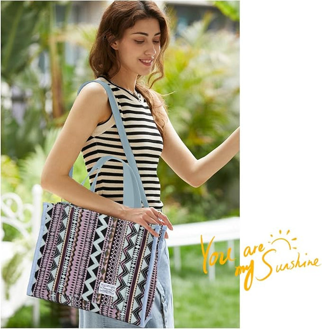 Valleycomfy Corduroy Tote Bag for Women Travel Crossbody Bag Purse Women Shoulder Bags Work Handbags Everyday Hobo Bag