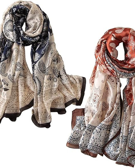 Silk Scarf Mulberry Silk Fashion Scarves Long Lightweight Shawl Wrap …