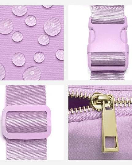 Gitus Gifts for 8 9 10 11 12 Year Old Girls Belt Bag Fanny Pack Crossbody Bags with Initial Letter Patch Cute Stuff Birthday Gifts for Teen Girls Women Personalized Trend Stuff (Lavender-Y)