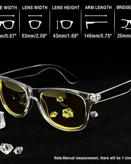 Joopin Square Sunglasses Polarized UV Protection Trendy Designer Sun Glasses Men Women
