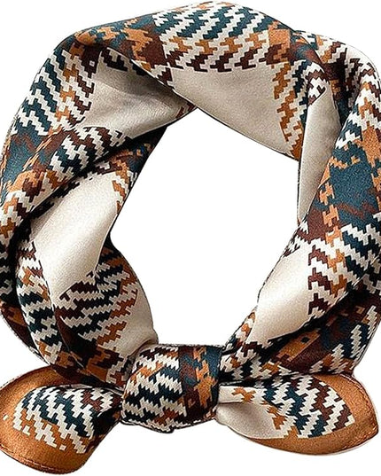 Neck Scarf For Womens Silky Head Scarves Hair Bandanas Square Scarf Fashion Accessories lightweight