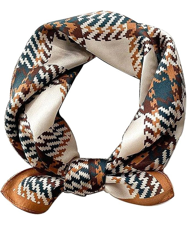 Neck Scarf For Womens Silky Head Scarves Hair Bandanas Square Scarf Fashion Accessories lightweight