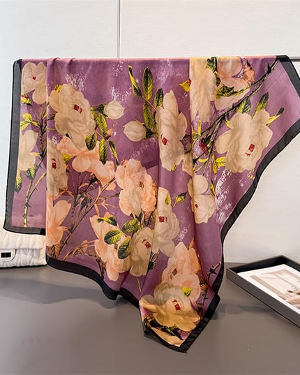 Headscarf Large Square Scarf 35" Fashion Scarves Silk Feeling Hair Wrapping Scarfs Hairscarf BA16
