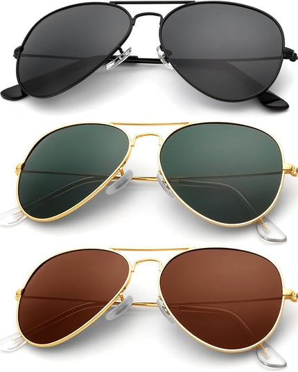 KALIYADI Classic Aviator Sunglasses for Men Women Driving Sun glasses Polarized Lens UV Blocking