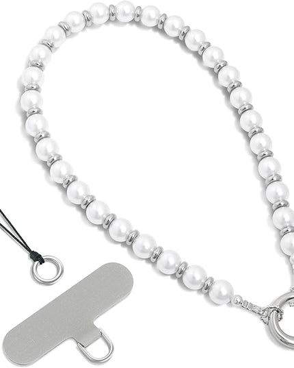 SURPHY Phone Charm, Phone Charms Strap with Tether Tab & Premium Metal Buckle, Cellphone Wrist Strap Chain