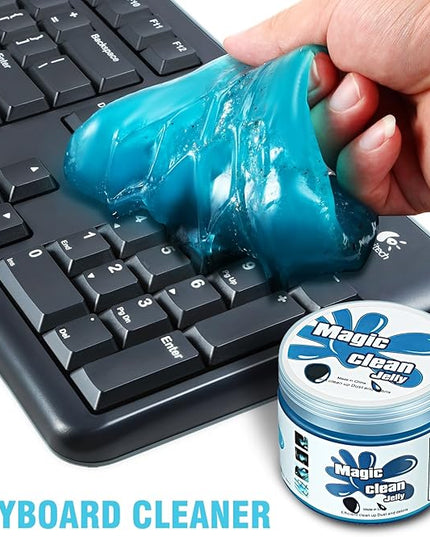 DNA MOTORING Car Cleaning Gels Auto Detailing Tools Cleaning Putty Car Interior Cleaner, Car Jelly Cleaner, Keyboard Cleaner, Car Cleaning Supplies Car Gifts for Men Women, Blue, TOOLS-00151