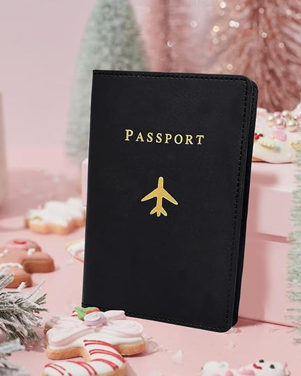 Sizobi Leather Passport Holder Covers Case, Passport Holder for Travel Women, International Travel Must Haves Travel Accessories for Women Men, Cruise Ship Essentials, Passport Book Travel Gifts