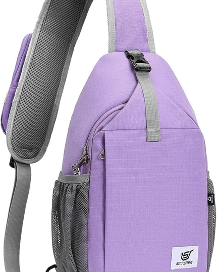 SKYSPER Sling Bag RFID Cross Body Bag Recycled Crossbody Backpack Travel Daypack