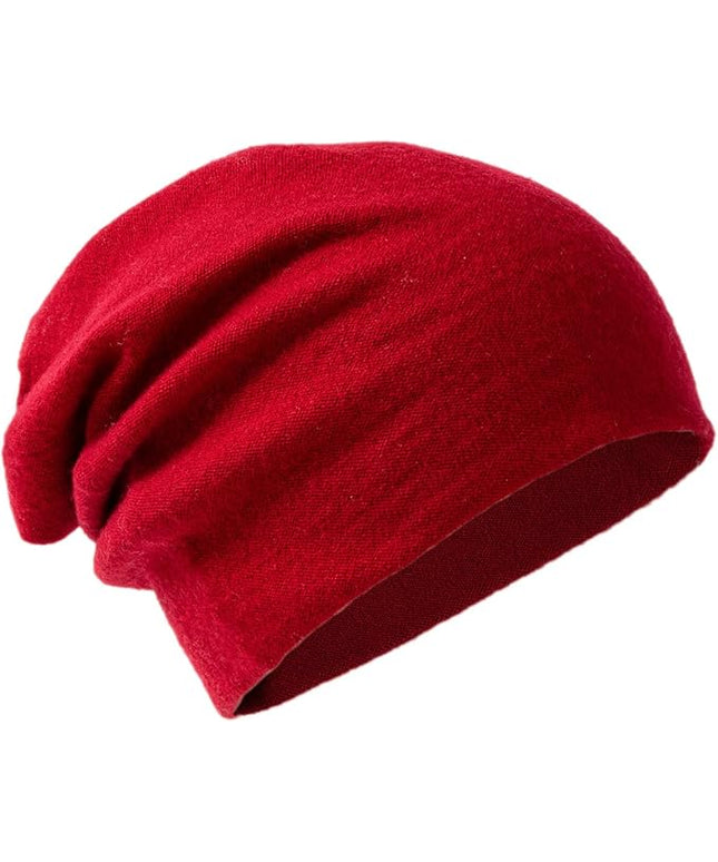 Villand 100% Merino Wool Beanie Hat for Women and Men with Gift Bag, Double-Layered Wool Hat, Knitted Ski Cap for Winter
