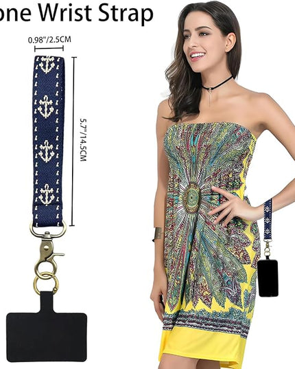 Adjustable 1" Width Phone Crossbody Lanyard and Wristlet Strap - Gift For The Lover In Your Life