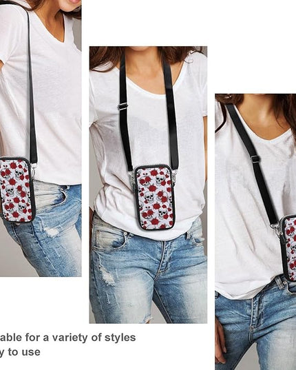 Small Crossbody Bags for Men, Cool Lightweight Sling Phone Pouch, Slim Cell Phone Purses