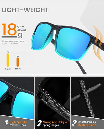 Sunglasses-Men Polarized Mens Sunglasses: Classic Women Sun Glasses UV Protection for Fishing Driving Golf