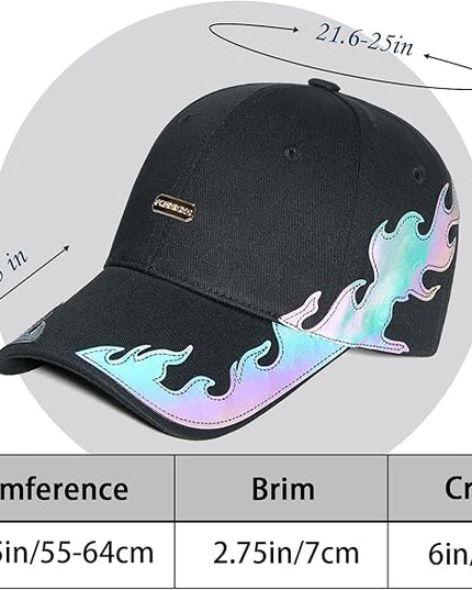 Trendy Unisex Graffiti Baseball Cap, Adjustable Cotton Baseball Cap for Men & Women, Athletic Streetwear Hat