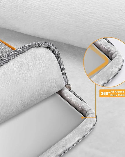 MOSISO 360 Protective Laptop Shoulder Bag,13 inch Computer Bags Compatible with MacBook Air M4 M3 M2 M1 2025-2018/Pro 13 2025-2016,Side Open Messenger Bag with 4 Zipper Pockets, Gray