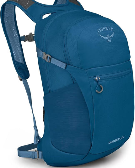 Osprey Daylite Plus Commuter Backpack – Lightweight, Everyday Pack with Laptop Sleeve and Water Bottle Pockets – Ideal for Work, School, and Travel with Versatile Storage Options, Night Shift Blue