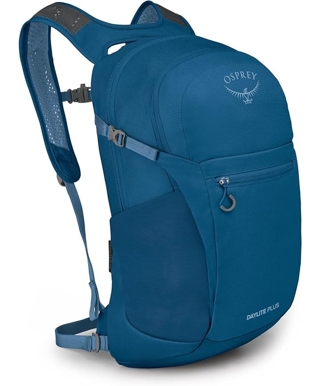 Osprey Daylite Plus Commuter Backpack – Lightweight, Everyday Pack with Laptop Sleeve and Water Bottle Pockets – Ideal for Work, School, and Travel with Versatile Storage Options, Night Shift Blue