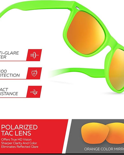Retro Rewind Polarized Sunglasses for Men and Women - UV Protection Classic Sun Glasses