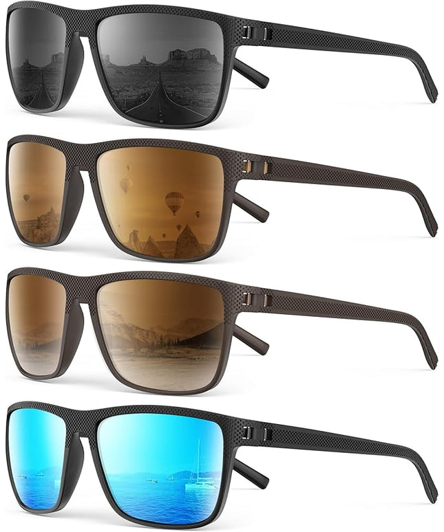 Sunglasses-Men Polarized Mens Sunglasses: Classic Women Sun Glasses UV Protection for Fishing Driving Golf