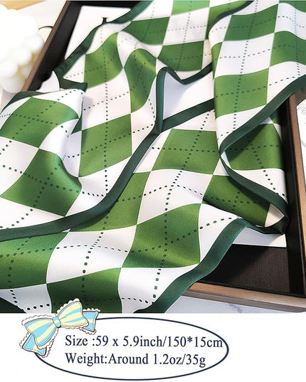 Purse Scarf For Handbags Head Scarves For Women's Hair Bags Scarfs Long Skinny Scarves Fashion Silky