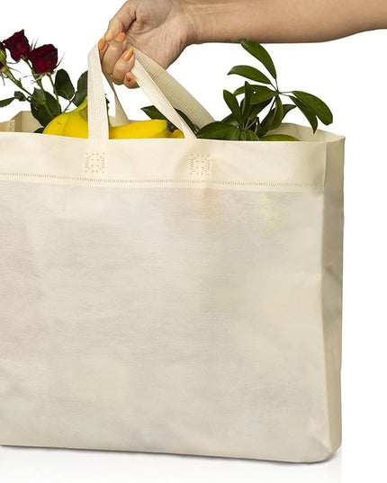 Simply Cool Reusable Grocery Bags Eco-Friendly - Reusable Shopping Bags, Heavy Duty Grocery Bags, Foldable, Tote Bags Bulk