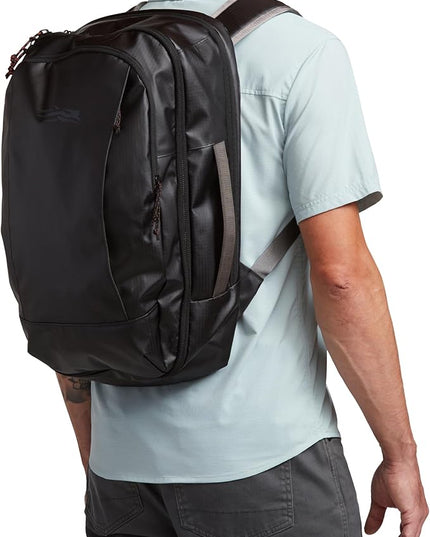 SITKA Drifter Travel Pack - Water Repellent Carry On Backpack Travel Size, Black