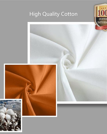 TOPDesign 1-Pack Super Strong Large 12oz Cotton Canvas Tote Bag, Reusable Grocery Shopping Cloth Bag, Fashionable Two-Tone Tote for Crafts, DIY Your Creative Designs