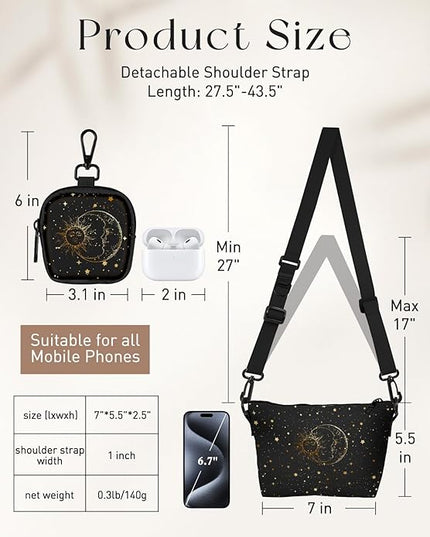Cute Crossbody Bags for Women - Fashion Design Small Cross Body Bag Cell Phone Purse Wallet Shoulder for Girls