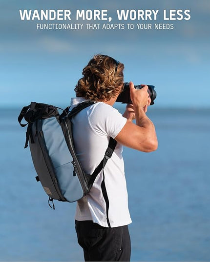 WANDRD PRVKE Lite: Weather-Resistant Travel & Camera Backpack with Laptop Sleeve, Quick Side Access, Clamshell Opening – Ideal Photography & Travel Bag