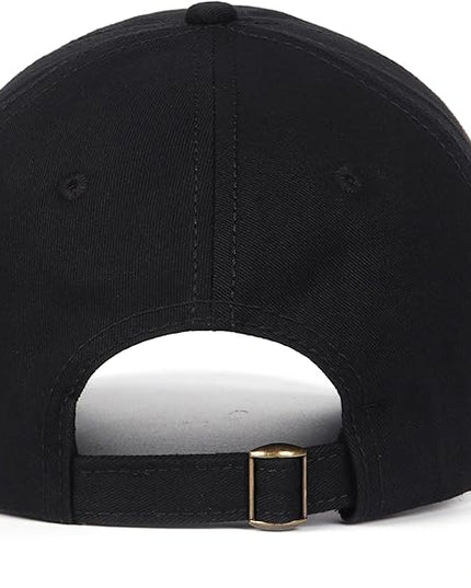Zylioo XL XXL Oversize Baseball Cap, 100% Cotton Adjustable Dad Hat for Big Heads 23.5"-25.5", Soft Crown Large Size Cap