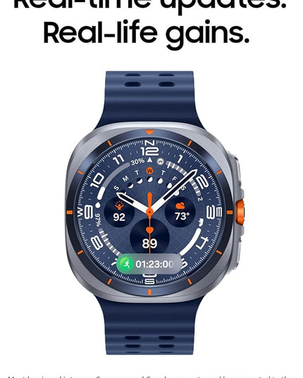 Samsung Galaxy Watch Ultra (2025) 47mm LTE Smartwatch, Titanium Casing, Advanced Sleep Coaching, Running Coach, Energy Score, Heart Rate Tracking, GPS, Titanium Gray [US Version, 2 Yr Warranty]