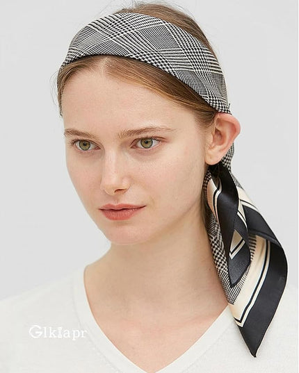 Satin Bandana Headscarf for Women Silky Hair Scarves for Fashion Lightweight
