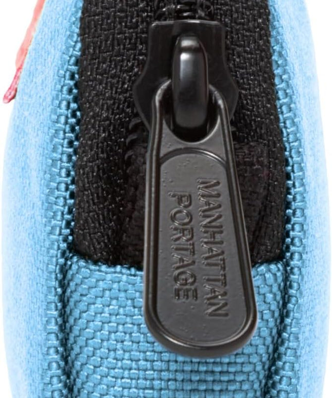 Manhattan Portage Coin Purse With Zipper Closure Pouch Eclectic Colors Credit Card ID Card Jewelry Keys Water Resistant Gift 1000D CORDURA® Everyday Carry
