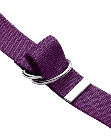 Falari Canvas Web Belt Metal Double D Ring Buckle for Men Women Casual Cloth Military Style Belt 1 1/2" Wide
